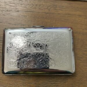 Elegant Engraved Metal Case